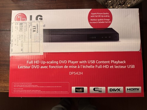 Dp542h lettore dvd nero - lg,